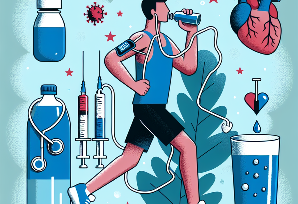 L'importanza di bere acqua battericida per iniezioni prima, durante e dopo l'attività fisica