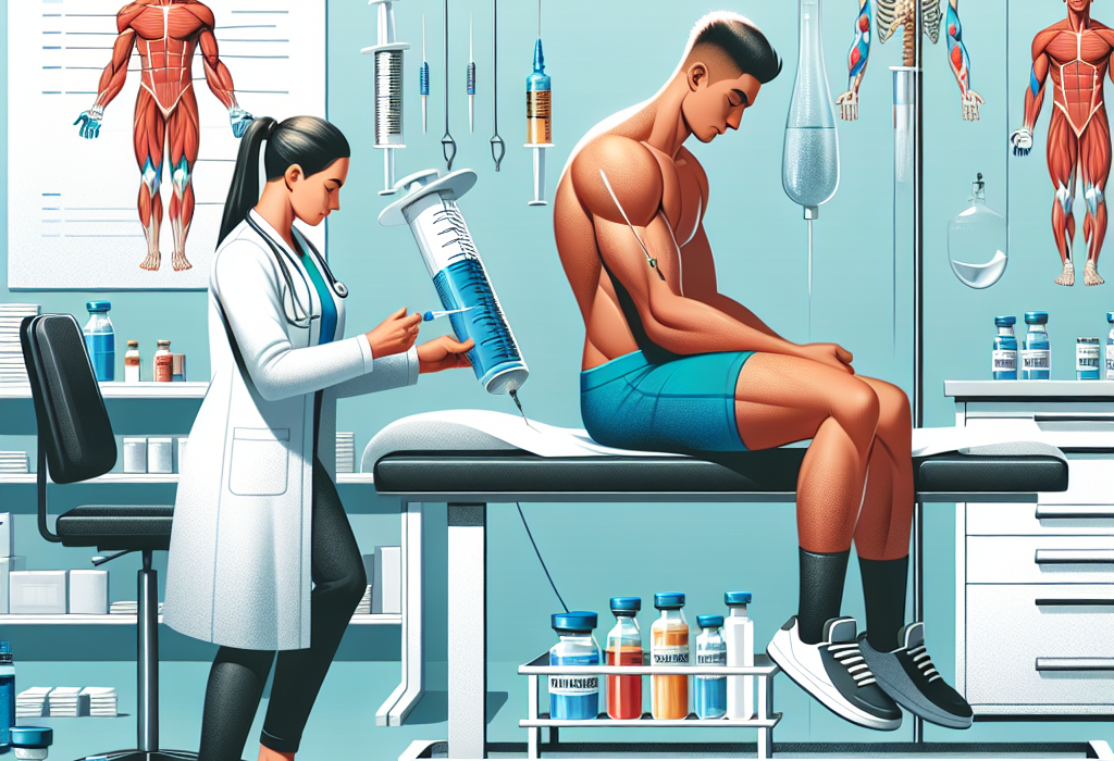 L'uso dell'acqua battericida per iniezioni nel recupero degli atleti